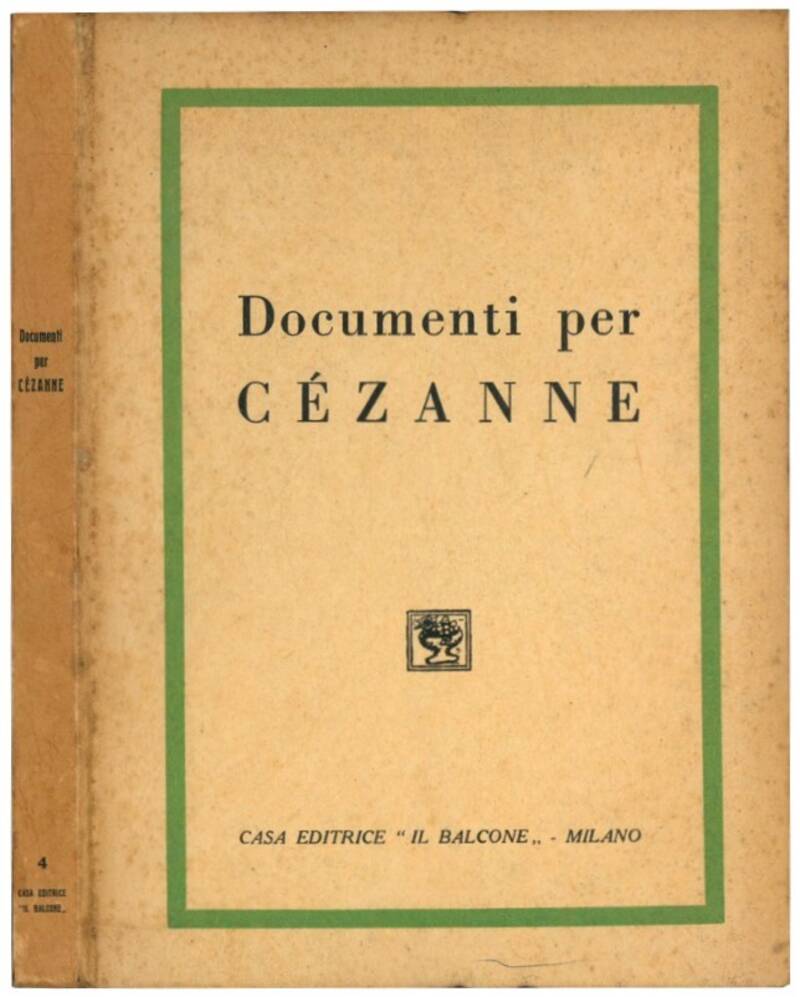 Documenti per Cézanne.