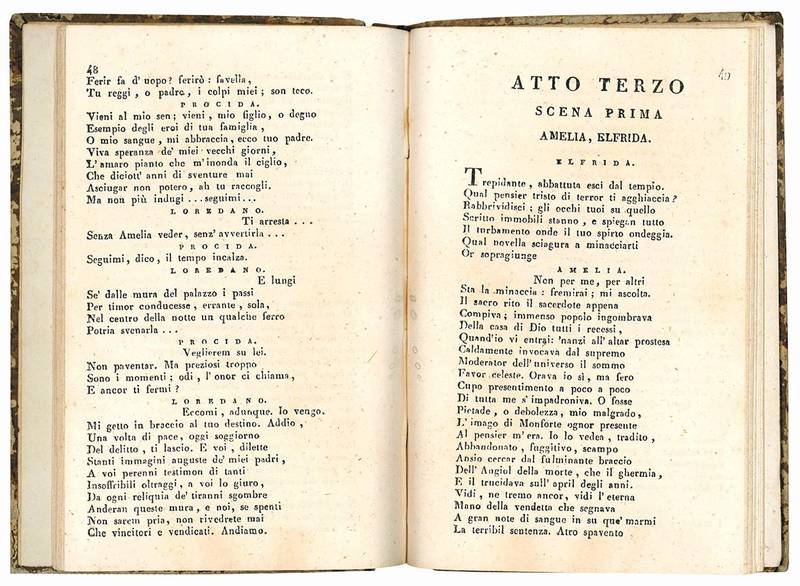 Il vespro siciliano. Tragedia del signor Casimiro Delavigne. Traduzione del francese eseguita sulla terza edizione di Parigi.