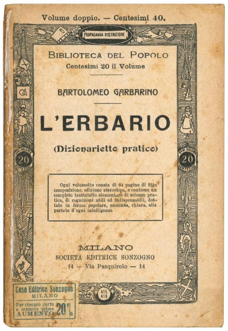 L'erbario (dizionarietto pratico).