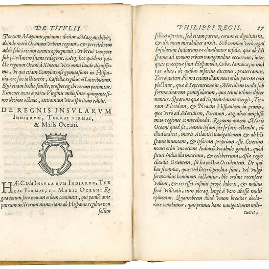 De titulis Philippi Austrij regis catholici liber. Atque in ipsas titulorum successiones tabulae. Index capitum