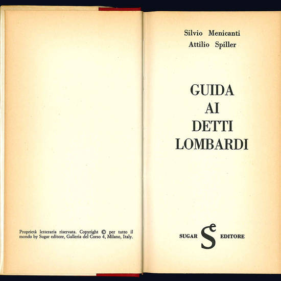 Guida ai detti lombardi. Loro origine e significati.