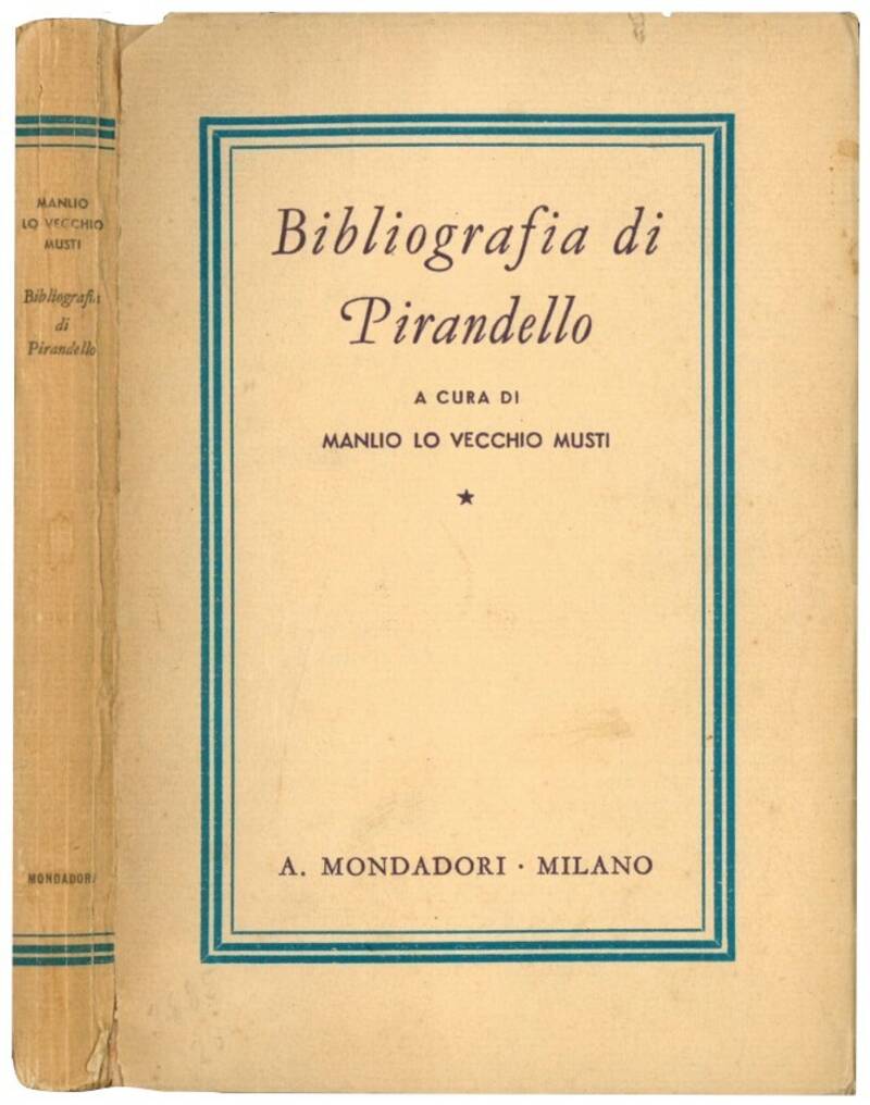 Bibliografia di Pirandello.