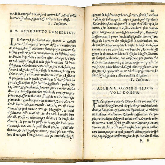 Le Lettere [...] Sopra le diece giornate del Decamerone. Di M. Giovanni Boccaccio