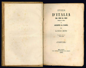 Storia d'Italia dal 1850 al 1866 continuata da quella di Giuseppe La Farina.