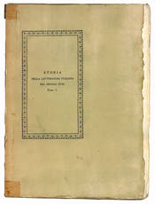 Storia della letteratura italiana nel secolo XVIII. Scritta da Antonio Lombardi primo bibliotecario di sua altezza reale il sig. Duca di Modena socio e segretario della Società Italiana delle Scienze. Tomo I [-IV]