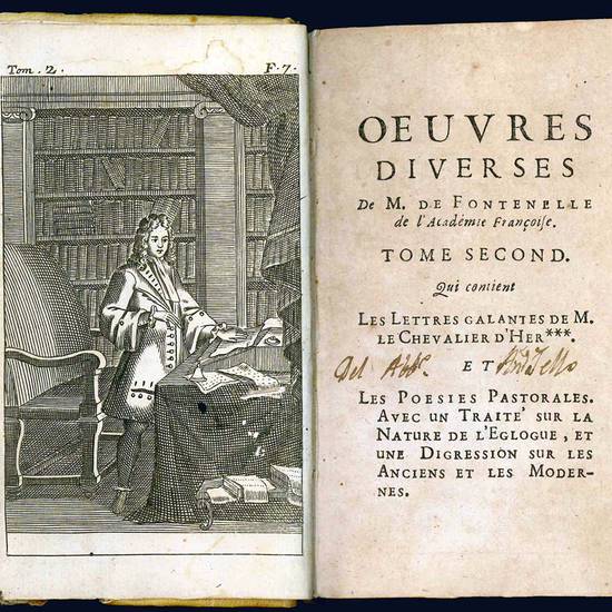 Oeuvres diverses de M. de Fontenelle.