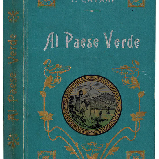 Al paese verde (passeggiate alpine). Libro per ir agazzi con 40 vignette di G. Ducci. Terza edizione.