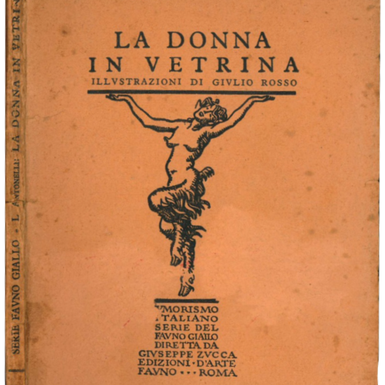 La donna in vetrina. Illustrazioni di Giulio Rosso.