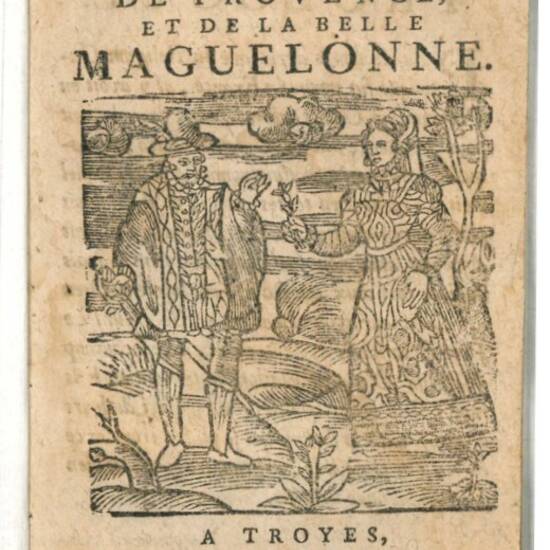 Histoire de Pierre de Provence, et de la belle Maguelonne.