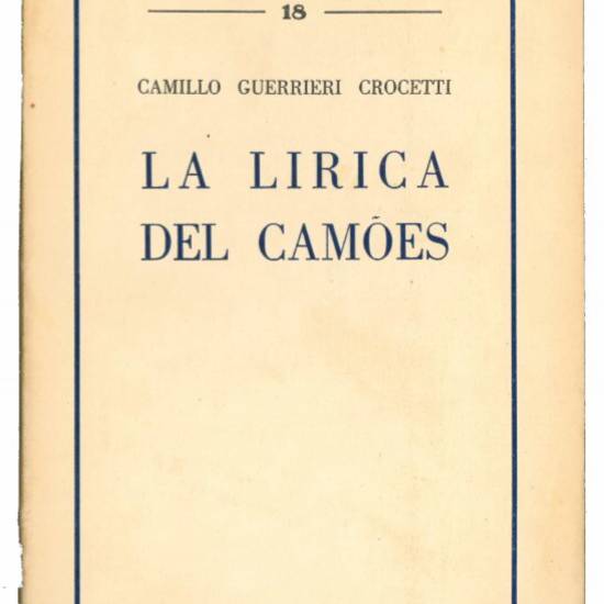 La lirica del camoes.