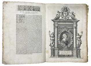 Livre d?architecture contenant plusieurs portiques de différentes inventions sur les cinq ordres de colomnes. Par Alexandre Francine Florentin, ingenieur ordinaire du Roy, dediè a sa Majesté