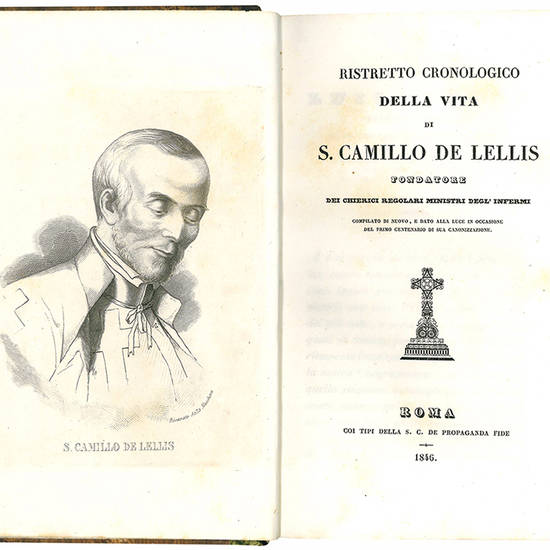 Ristretto cronologico della vita di S. Camillo De Lellis fondatore dei Chierici Regolari ministri degl'infermi. Compilato di nuovo e dato alla luce in occasione del primo centenario di sua canonizzazione.