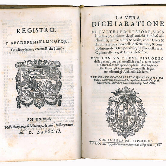 Le XII pietre pretiose, [...] aggiuntevi il diamante, le margarite, e l’oro [...] Discorso dell’alicorno, et delle sue singolarissime virtù [...]