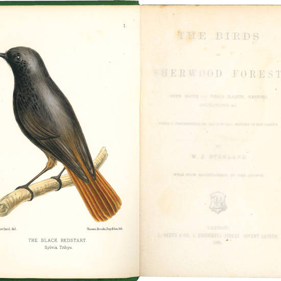 The birds of Sherwood Forest. With notes on their habits, nesting, migrations, & c. Being a contribution to the Natural History of the Country. With four illustrations by the author