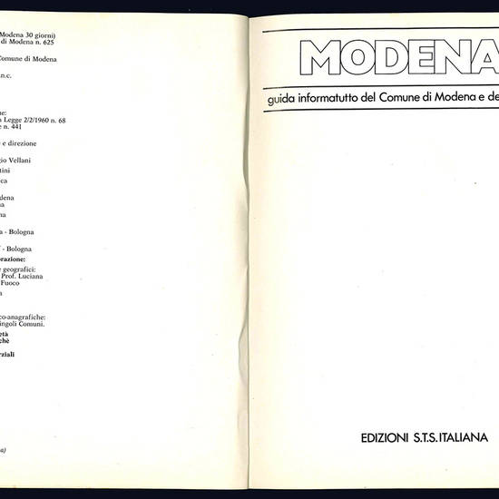 Modena 81. Guida informa tutto del Comune di Modena e della sua Provincia.