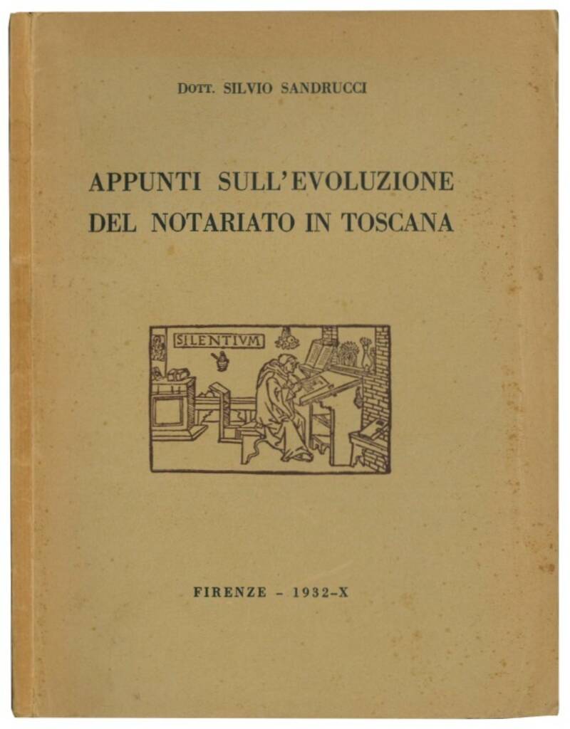 Appunti sull'evoluzione del notariato in Toscana.