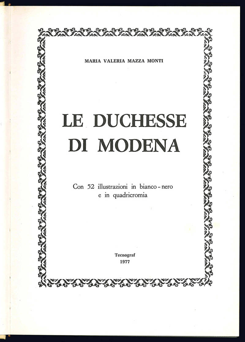 Le duchesse di Modena.