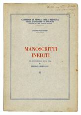 Manoscritti inediti con introduzione e note a cura di Isidoro Ghibellini.