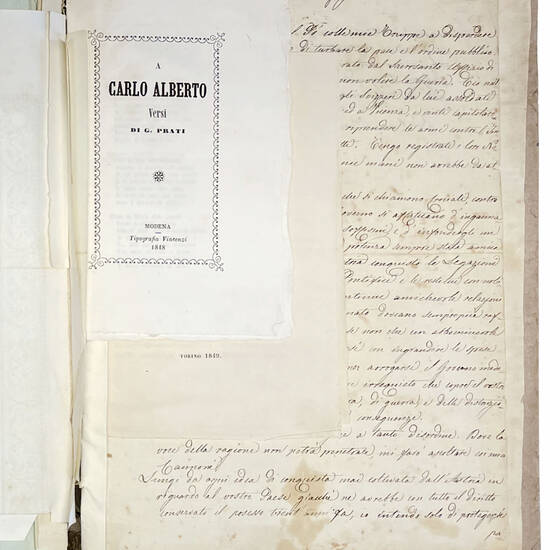 Cronaca di Modena. Manoscritto cartaceo in italiano. Modena, 1837-1862