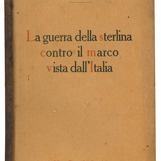 La guerra della sterlina contro il marco vista dall'Italia.