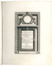 Recueil des plans profils et elevations des plusieurs palais chasteaux églises sepultures grotes et hostels, batis dans Paris et aux environs avec beaucoup de magnificence, par les meilleur architectes du Royaume desseignez mesurés, et gravéz par Jean