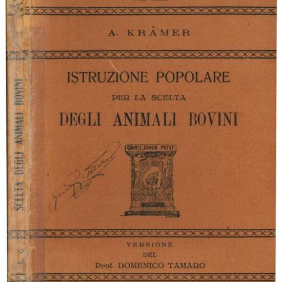 Istruzione popolare per la scelta degli animali bovini.