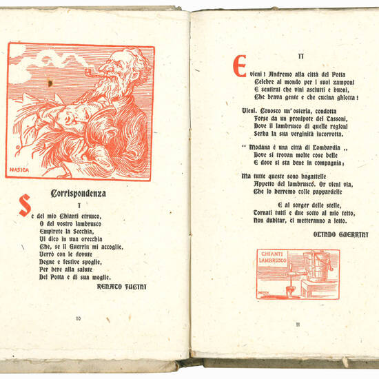 La secchia. Contiene sonetti burleschi inediti del Tassone e molte invenzioni piacevoli e curiose, vagamente illustrate, edite per la famosa festa mutino-bononiense del 31 maggio 1908. Prefazione di Olindo Guerrini.