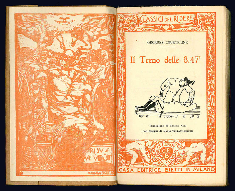 Il treno delle 8.47'. Traduzione di Franco Nori con disegni di Mario Vellani-Marchi.