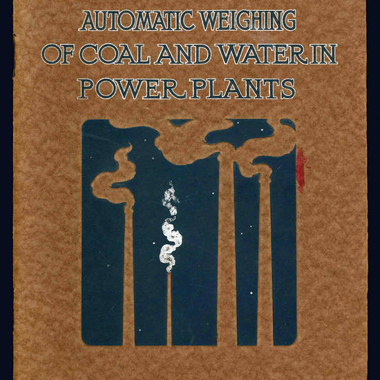 Automatic weighing of coal and water in power plants. Bulletin n°101.