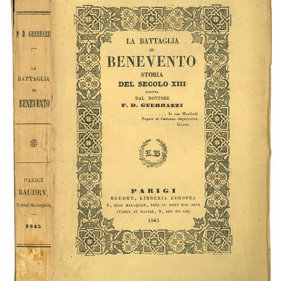 La battaglia di Benevento. Storia del secolo XIII.