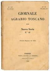 Giornale agrario toscano. Nuova serie n. 46. Seconda dispensa del 1865.