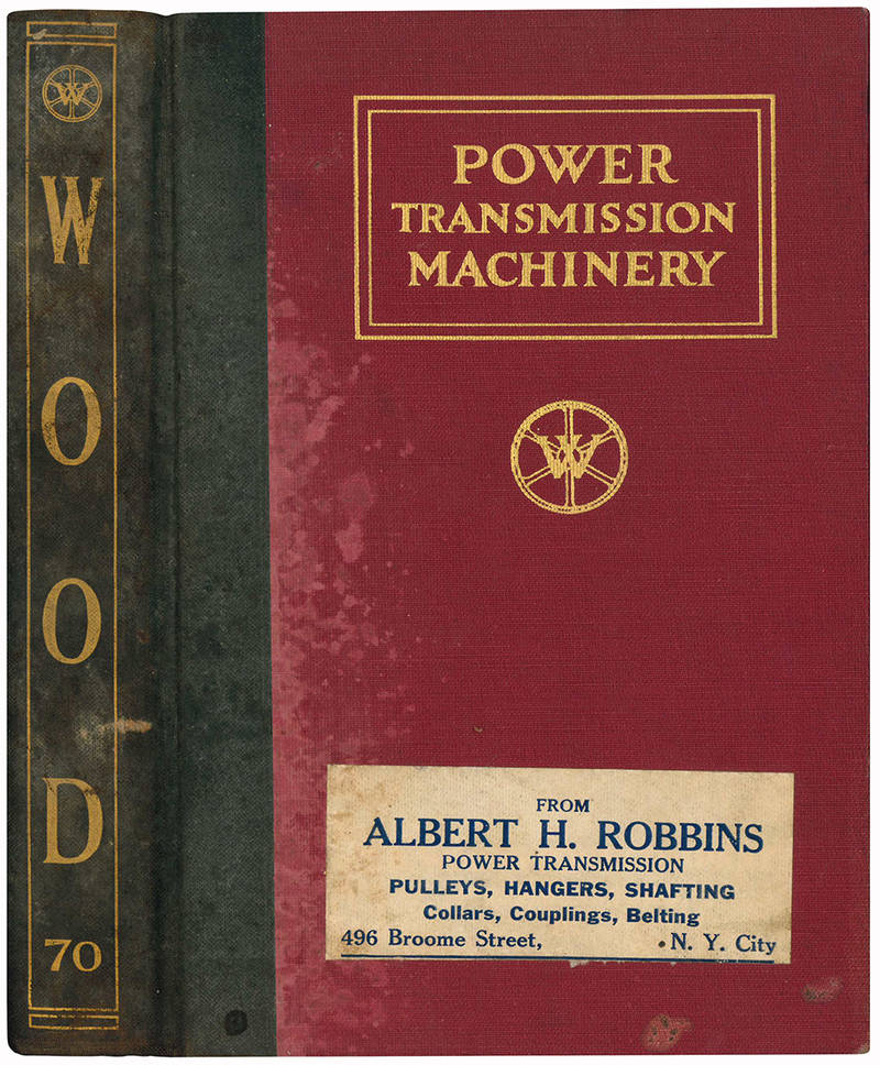 Power Transmission Machinery. Catalogue No. 70.