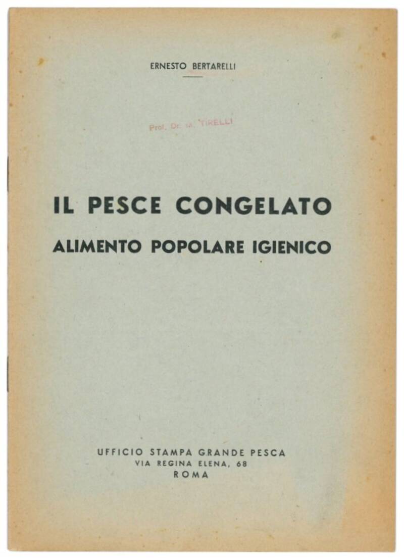 Il pesce congelato. Alimento popolare igienico.