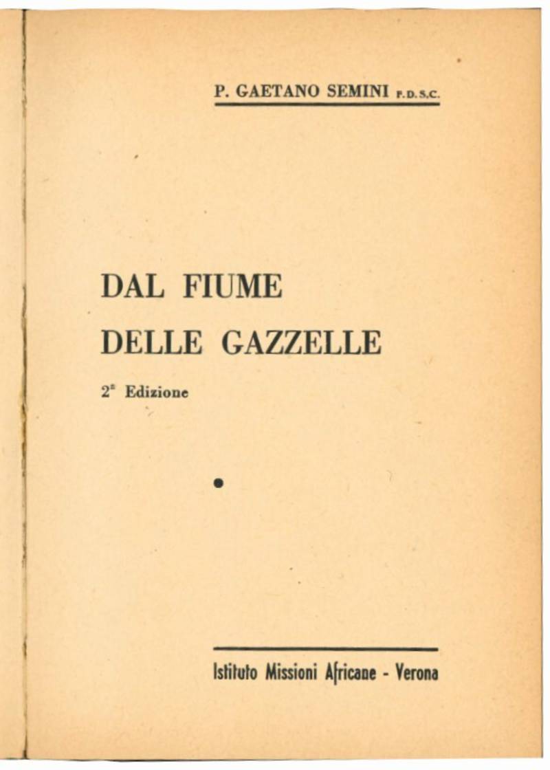 Dal fiume delle gazzelle.