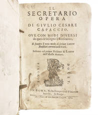 Il secretario [...] Ove con modi diversi da quei ch'insegnò il Sansovino, si scuopre il vero modo di scriver lettere familiari correnti nelle corti. Insieme col primo volume di lettere dell'istesso autore