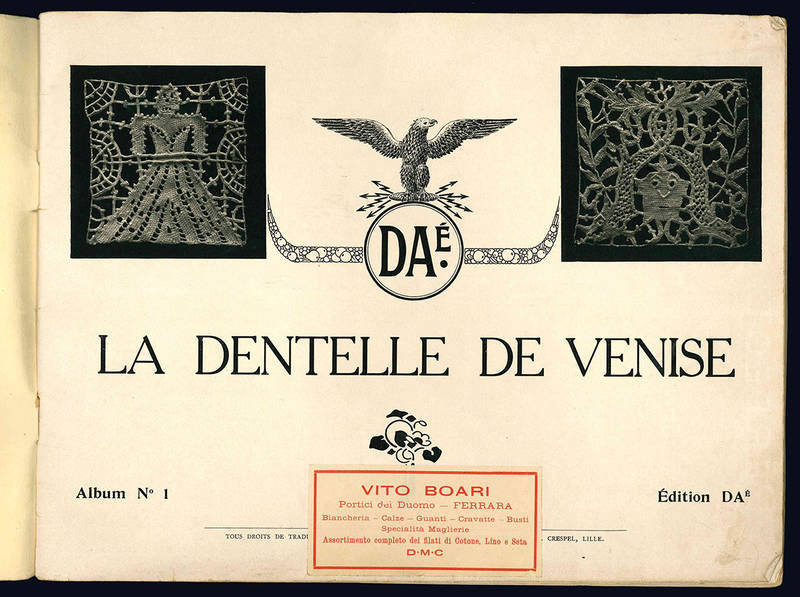 La dentelle de Venise.