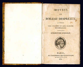 Oeuvres de Boileau Despreaux.