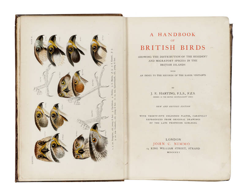 A Handbook of British Birds. Showing the distribution of the resident and migratory species in the British Islands with an index to the records of the rarer visitants. New and revisited edition