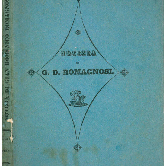 Notizia di G. D. Romagnosi stesa da Cesare Cantù.