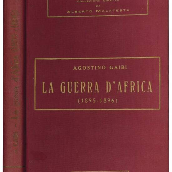 La guerra d'Africa: 1895-96.