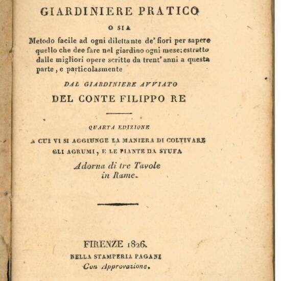 Manuale del giardiniere pratico.