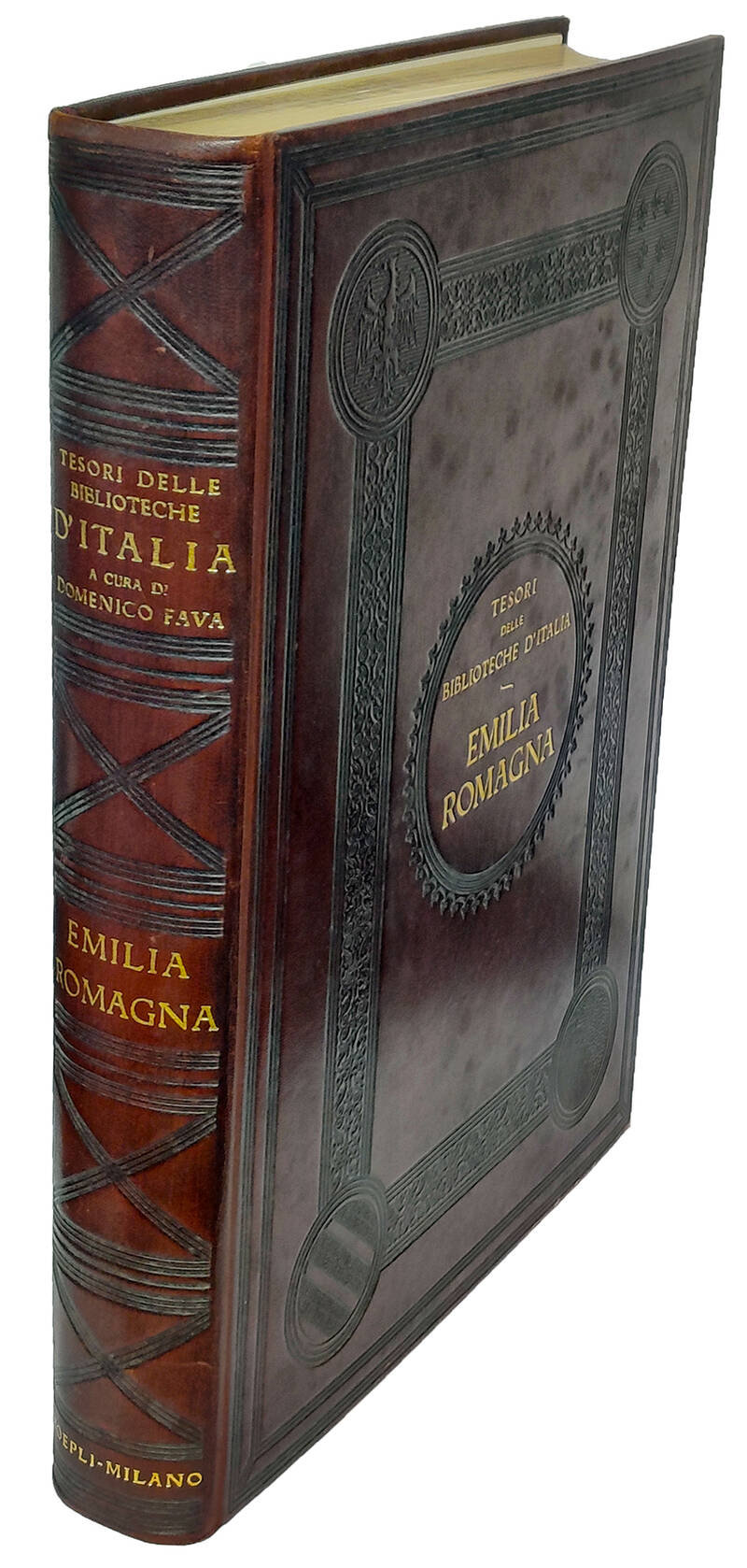 Tesori delle biblioteche d'Italia. Emilia e Romagna. I - Storia delle Biblioteche. II - Storia del libro manoscritto. III - Storia della stampa. IV - La legatura.