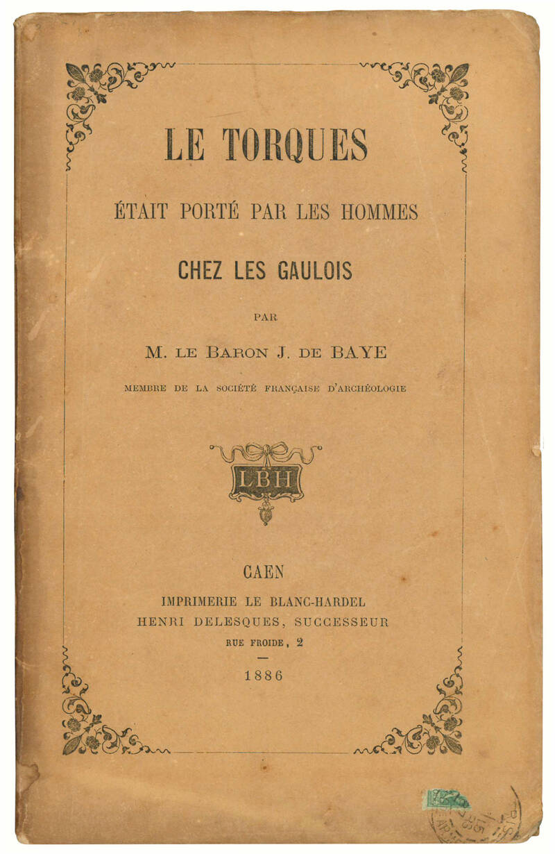 Le torques était porté par les hommes chez les Gaulois.