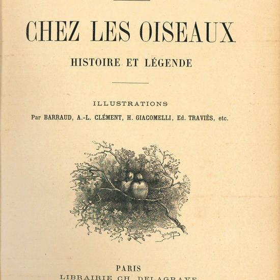 Chez les oiseaux histoire et légende