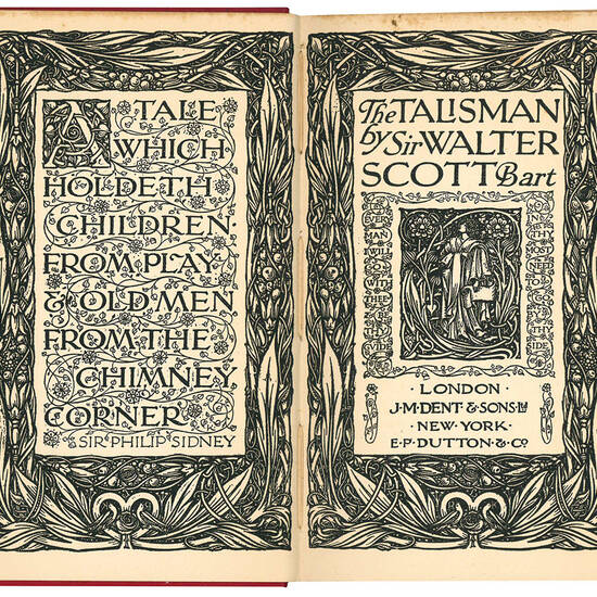 The talisman by Sir Walter Scott.