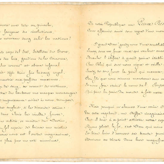 A SM. NAPOLEON III, Le 13 Juin 1857. Lettera manoscritta in francese.