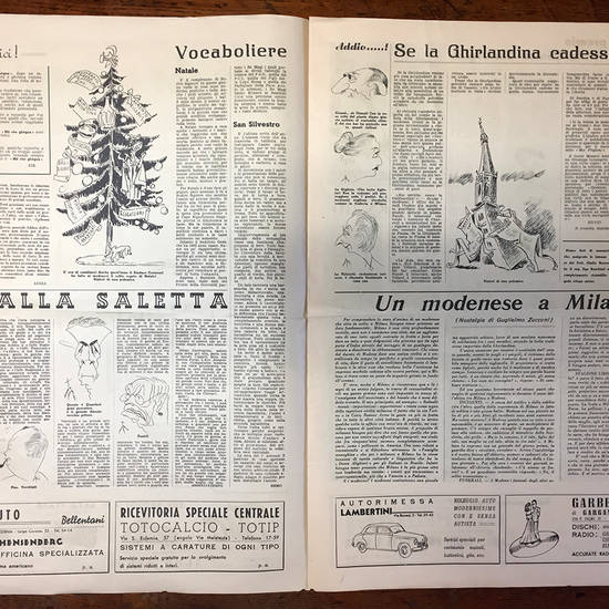 Mô che ghègna! (Un mese a Modena). Anno I° - N.1 Dicembre 1952.