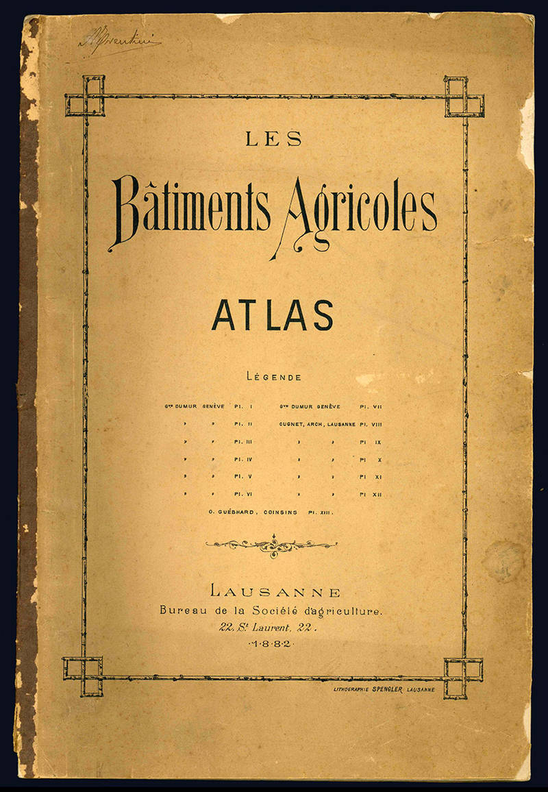 Les bâtiments agricoles. Atlas.