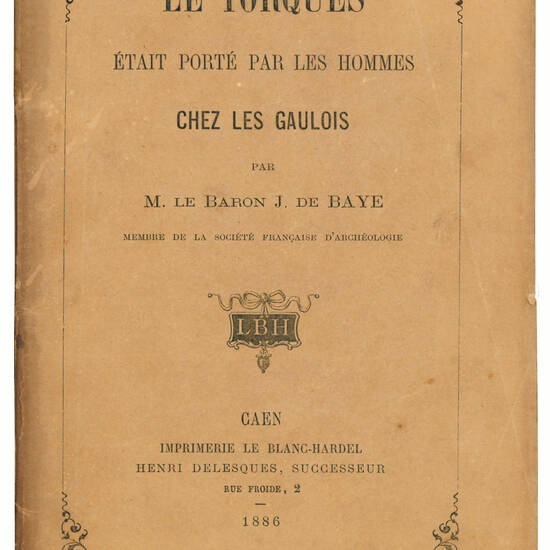 Le torques était porté par les hommes chez les Gaulois.