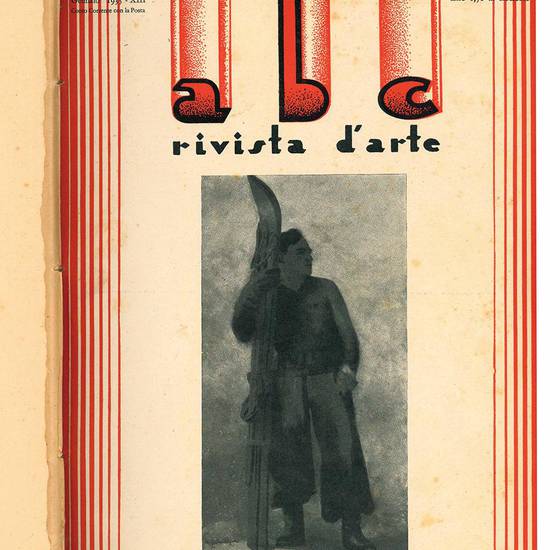 Lotto di dodici numeri de "abc Rivista d'arte". Anno IV - N. 1-12 (annata completa 1935).